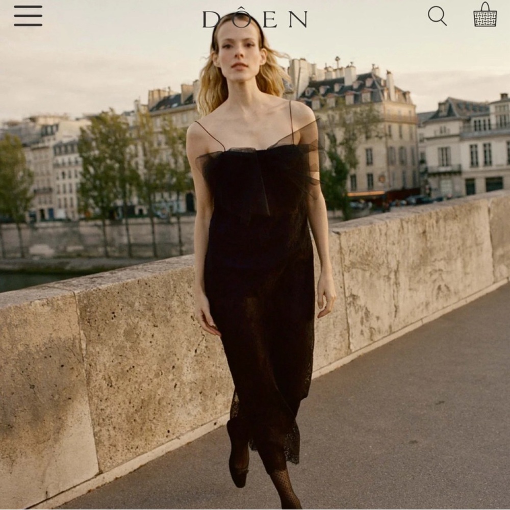 Doen Aurina Dress In Black, brand new, never worn, no flaws. - Picture 1 of 16